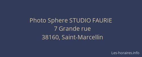 Photo Sphere STUDIO FAURIE