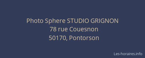 Photo Sphere STUDIO GRIGNON