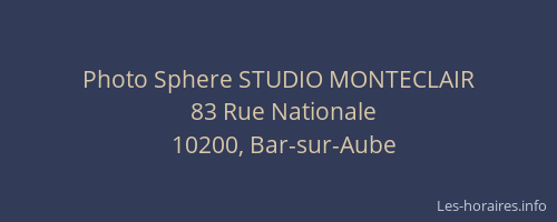 Photo Sphere STUDIO MONTECLAIR