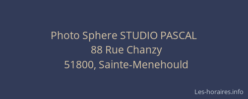 Photo Sphere STUDIO PASCAL