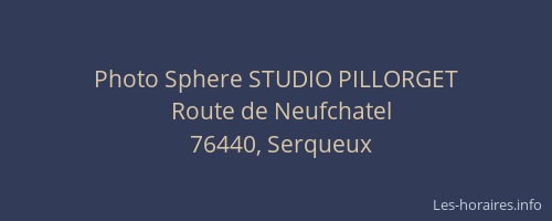 Photo Sphere STUDIO PILLORGET