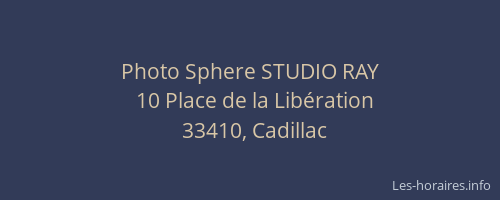 Photo Sphere STUDIO RAY