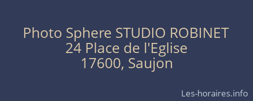 Photo Sphere STUDIO ROBINET