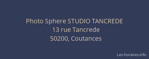 Photo Sphere STUDIO TANCREDE