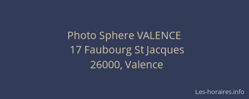 Photo Sphere VALENCE