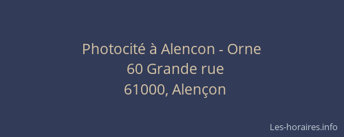 Photocité à Alencon - Orne
