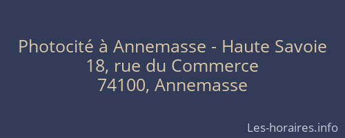 Photocité à Annemasse - Haute Savoie