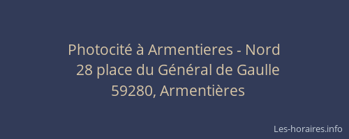 Photocité à Armentieres - Nord