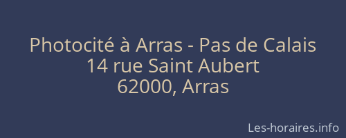 Photocité à Arras - Pas de Calais