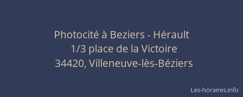 Photocité à Beziers - Hérault