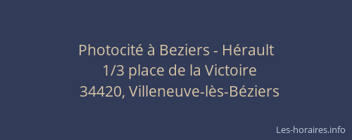 Photocité à Beziers - Hérault