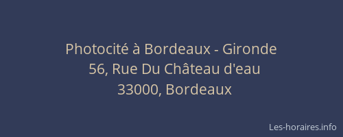 Photocité à Bordeaux - Gironde