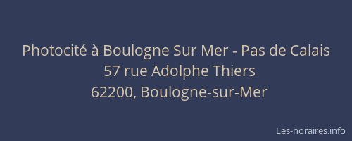 Photocité à Boulogne Sur Mer - Pas de Calais