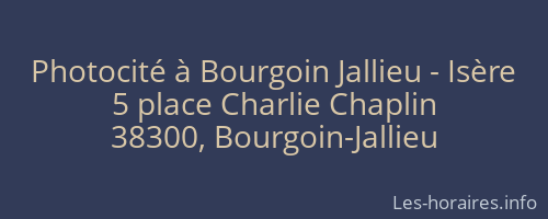 Photocité à Bourgoin Jallieu - Isère