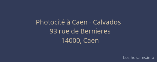 Photocité à Caen - Calvados