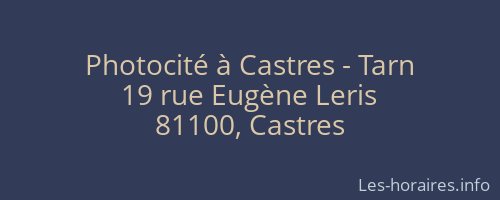 Photocité à Castres - Tarn