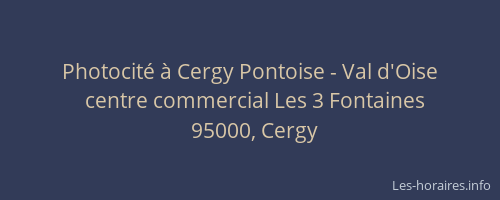 Photocité à Cergy Pontoise - Val d'Oise