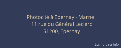 Photocité à Epernay - Marne