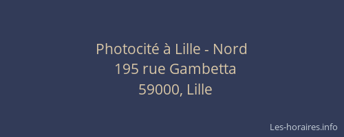 Photocité à Lille - Nord