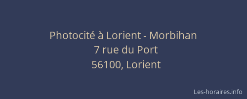 Photocité à Lorient - Morbihan