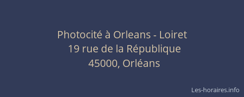 Photocité à Orleans - Loiret