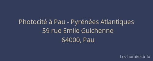Photocité à Pau - Pyrénées Atlantiques
