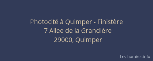 Photocité à Quimper - Finistère