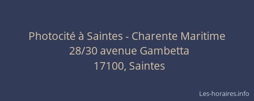 Photocité à Saintes - Charente Maritime