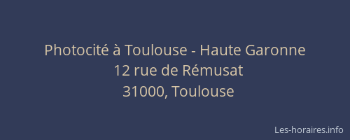 Photocité à Toulouse - Haute Garonne