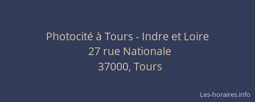 Photocité à Tours - Indre et Loire