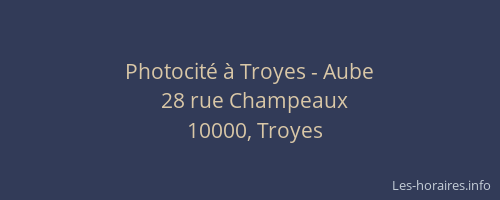 Photocité à Troyes - Aube