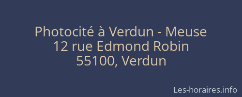Photocité à Verdun - Meuse