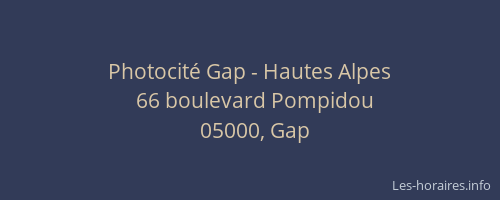 Photocité Gap - Hautes Alpes