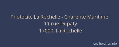 Photocité La Rochelle - Charente Maritime