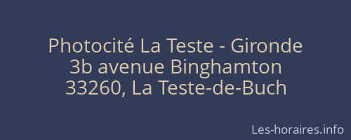 Photocité La Teste - Gironde