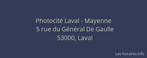 Photocité Laval - Mayenne