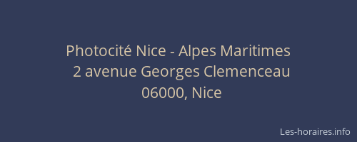 Photocité Nice - Alpes Maritimes