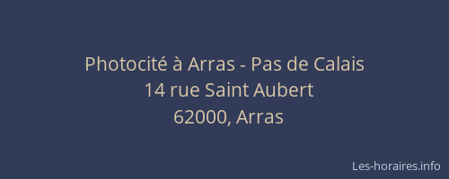 Photocité à Arras - Pas de Calais