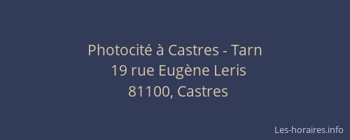 Photocité à Castres - Tarn