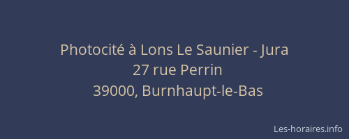 Photocit&eacute; &agrave; Lons Le Saunier - Jura