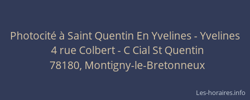 Photocité à Saint Quentin En Yvelines - Yvelines