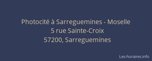 Photocit&eacute; &agrave; Sarreguemines - Moselle
