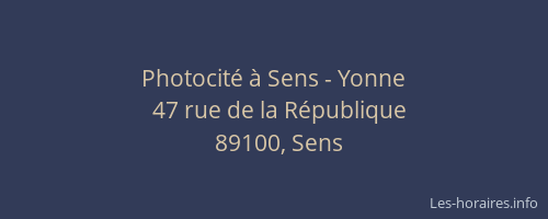 Photocit&eacute; &agrave; Sens - Yonne