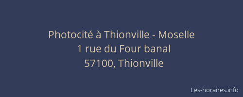 Photocité à Thionville - Moselle