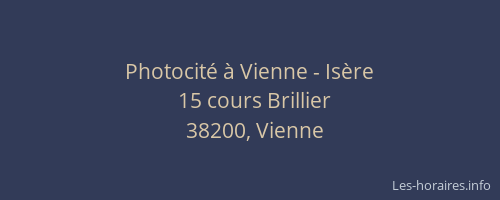 Photocit&eacute; &agrave; Vienne - Is&egrave;re