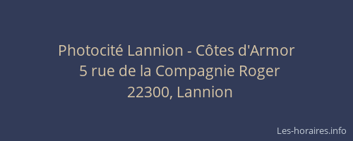 Photocité Lannion - Côtes d'Armor