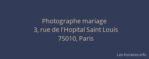 Photographe mariage