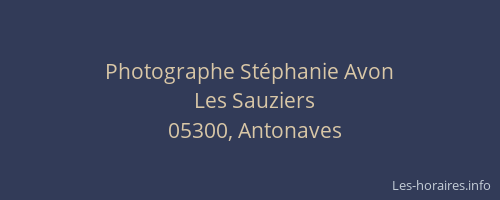 Photographe Stéphanie Avon