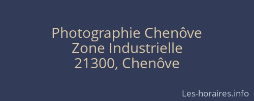 Photographie Chenôve