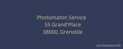 Photomaton Service